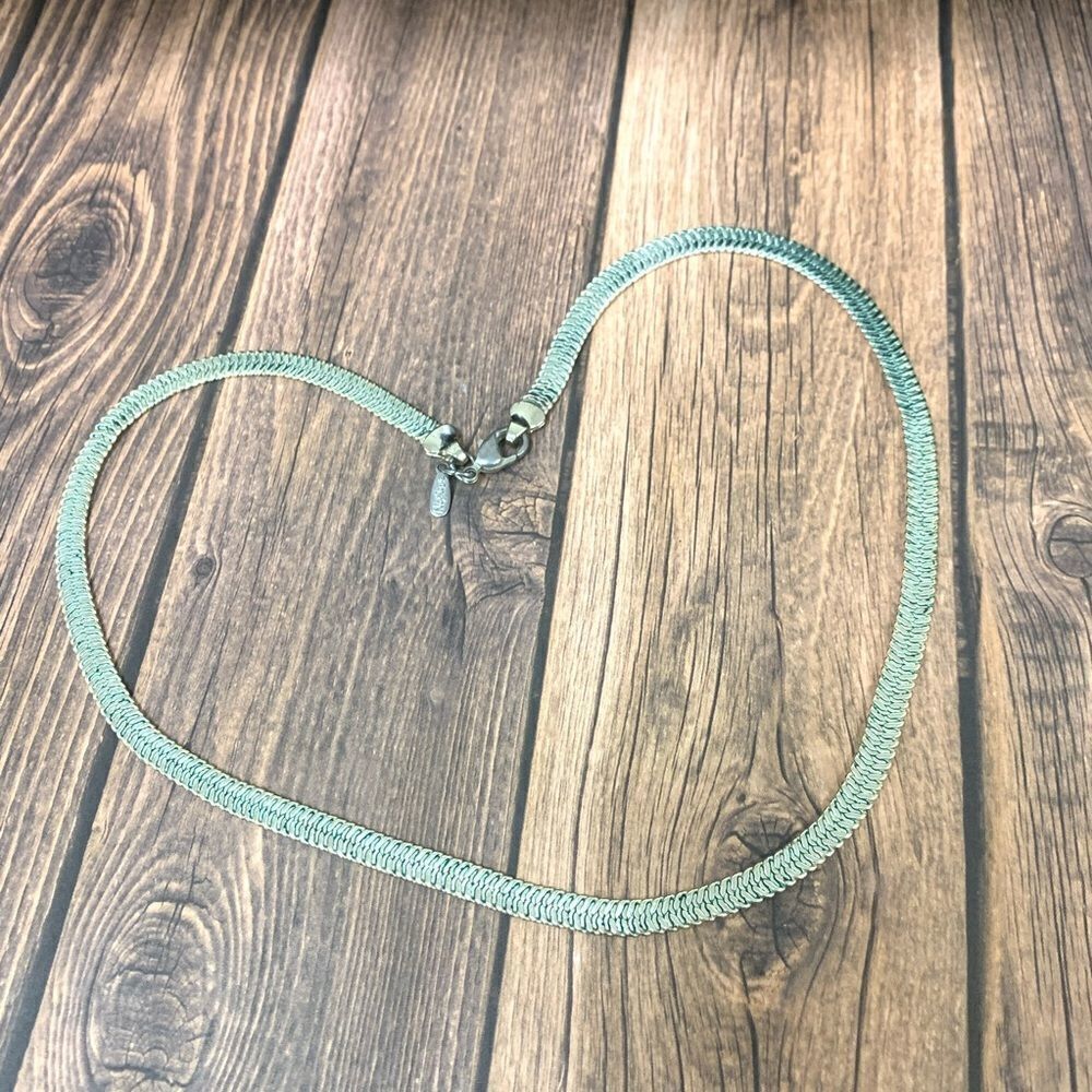 Napier Silver Herringbone Chain‎
